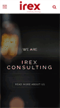 Mobile Screenshot of irex-consulting.com